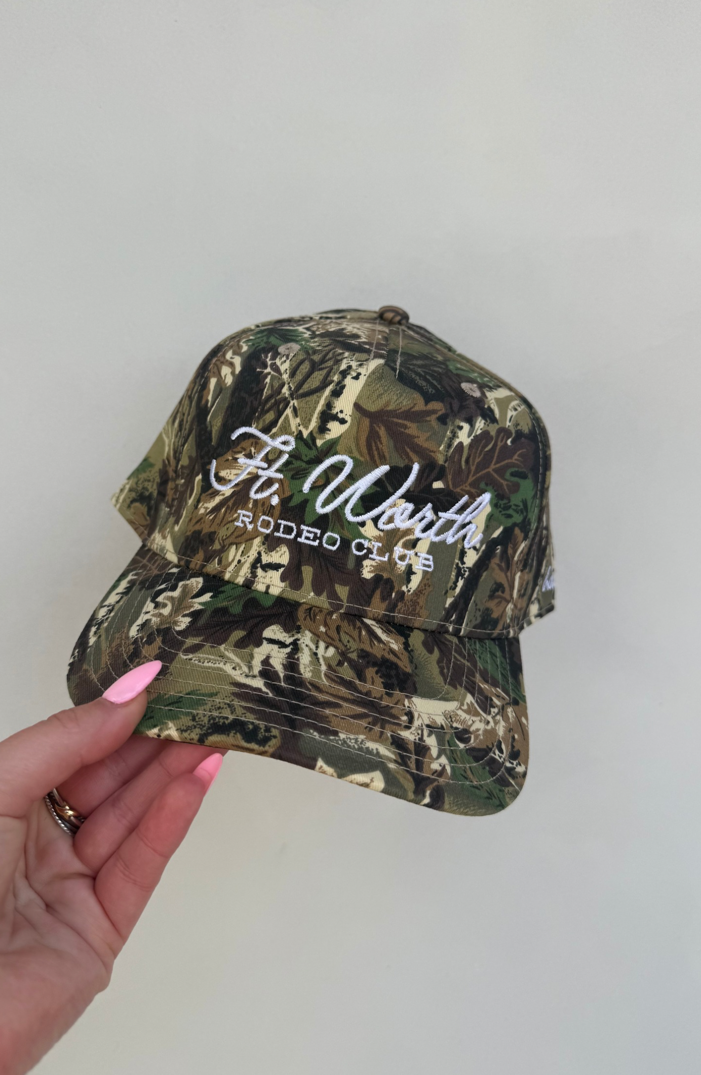 Ft. Worth Rodeo Club Camo Hat