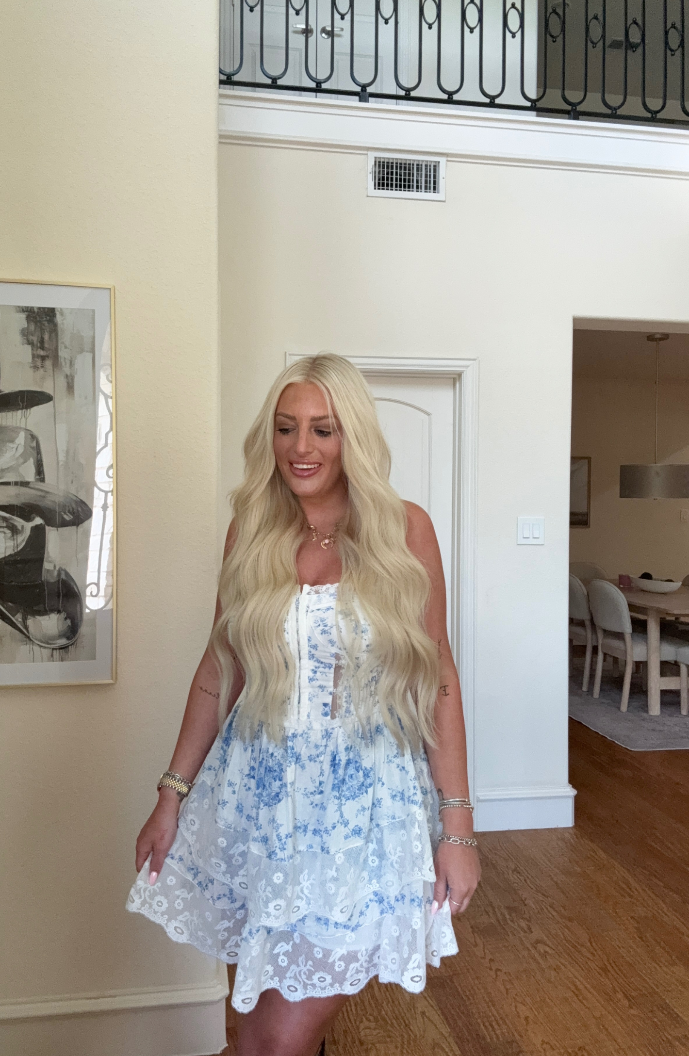 Another Time Floral Lace Dress