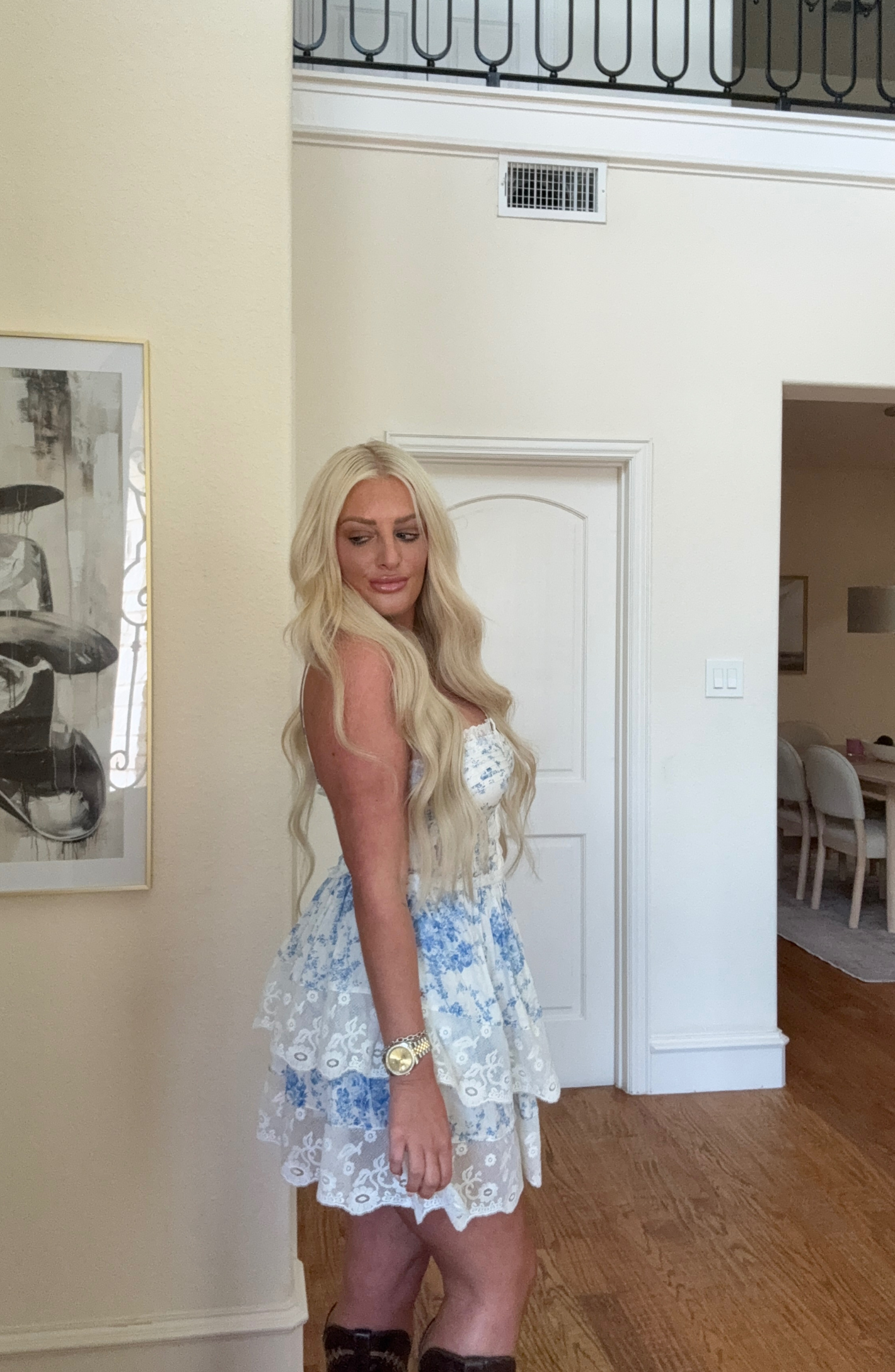 Another Time Floral Lace Dress