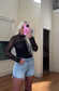 Draw You In Black Bodysuit