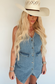 Fresh Perfection Denim Romper