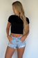 Basic Ribbed Tees - 3 Colors